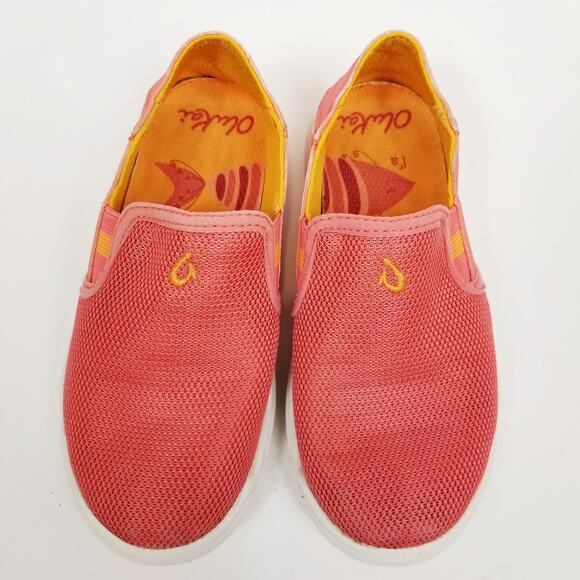 OluKai Girls Mesh Pehuea Maka Slip On Sneakers Size 10 - Picture 3 of 7